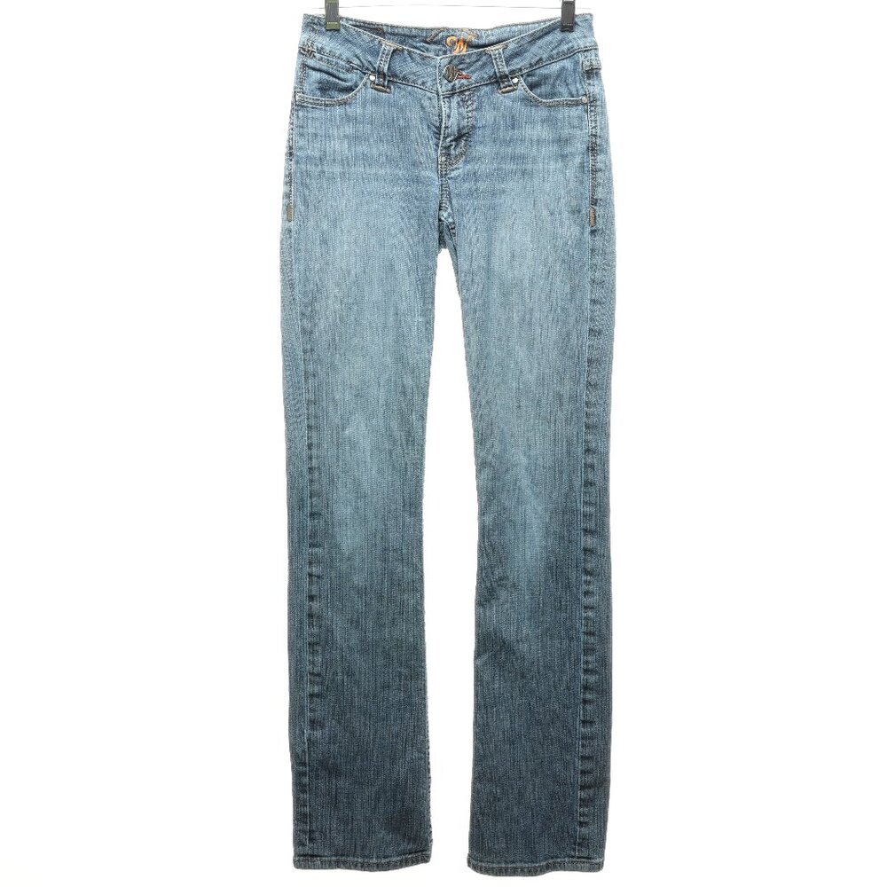 Worn Jeans Straight Leg Women 0/25 Blue